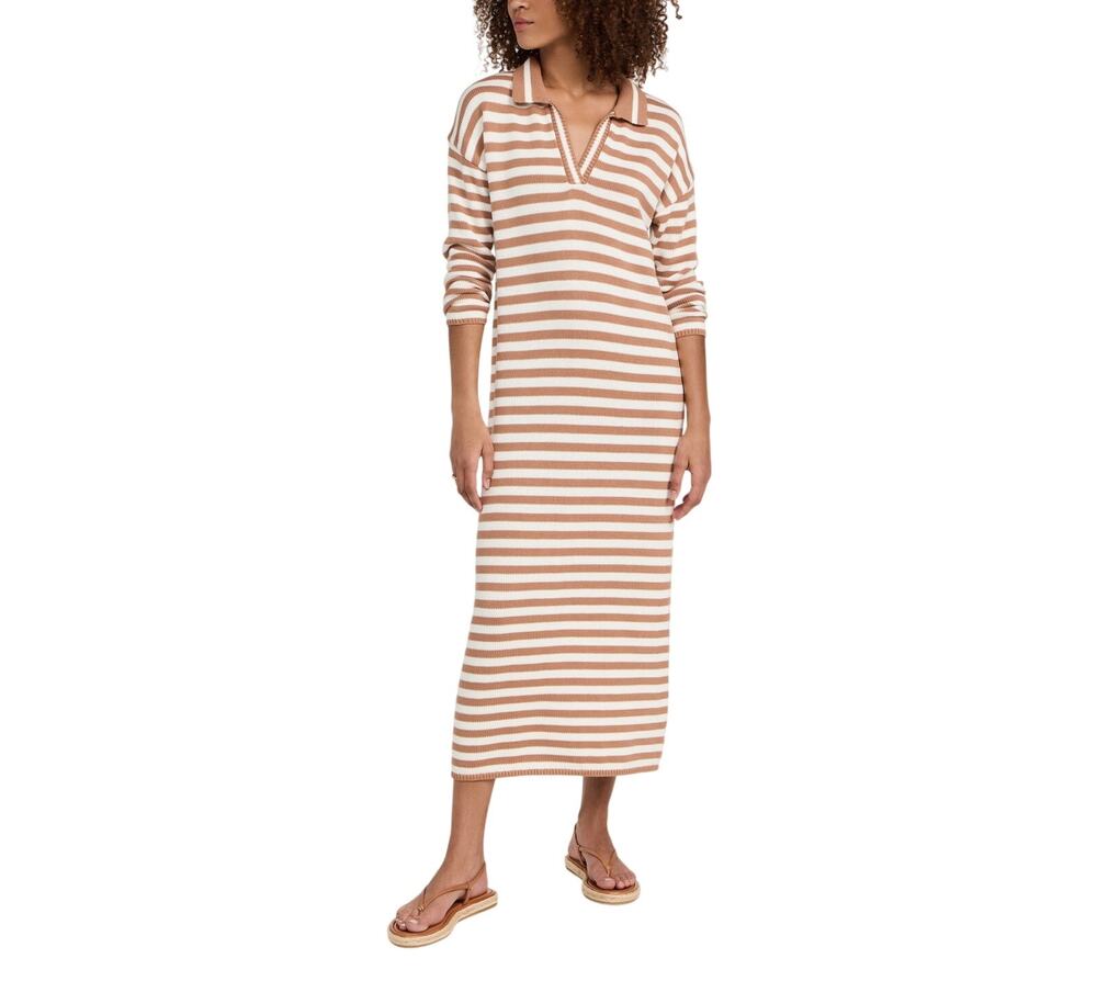 Shopbop Striped Multicolor Polo Maxi Dress Size S